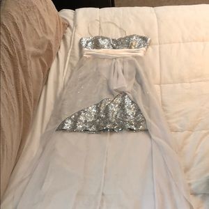 High low sequin dress